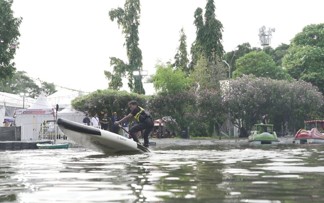 Serunya Main SUP di Danau IIMS 2026: Dari SUP Yoga sampai Public Try Out!
